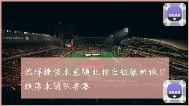 沈梓捷伤未愈随北控出征张帆依旧缺席未随队参赛